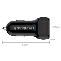 Car Charger 4.8A/24W 2 USB Smart Port Charger [Black]